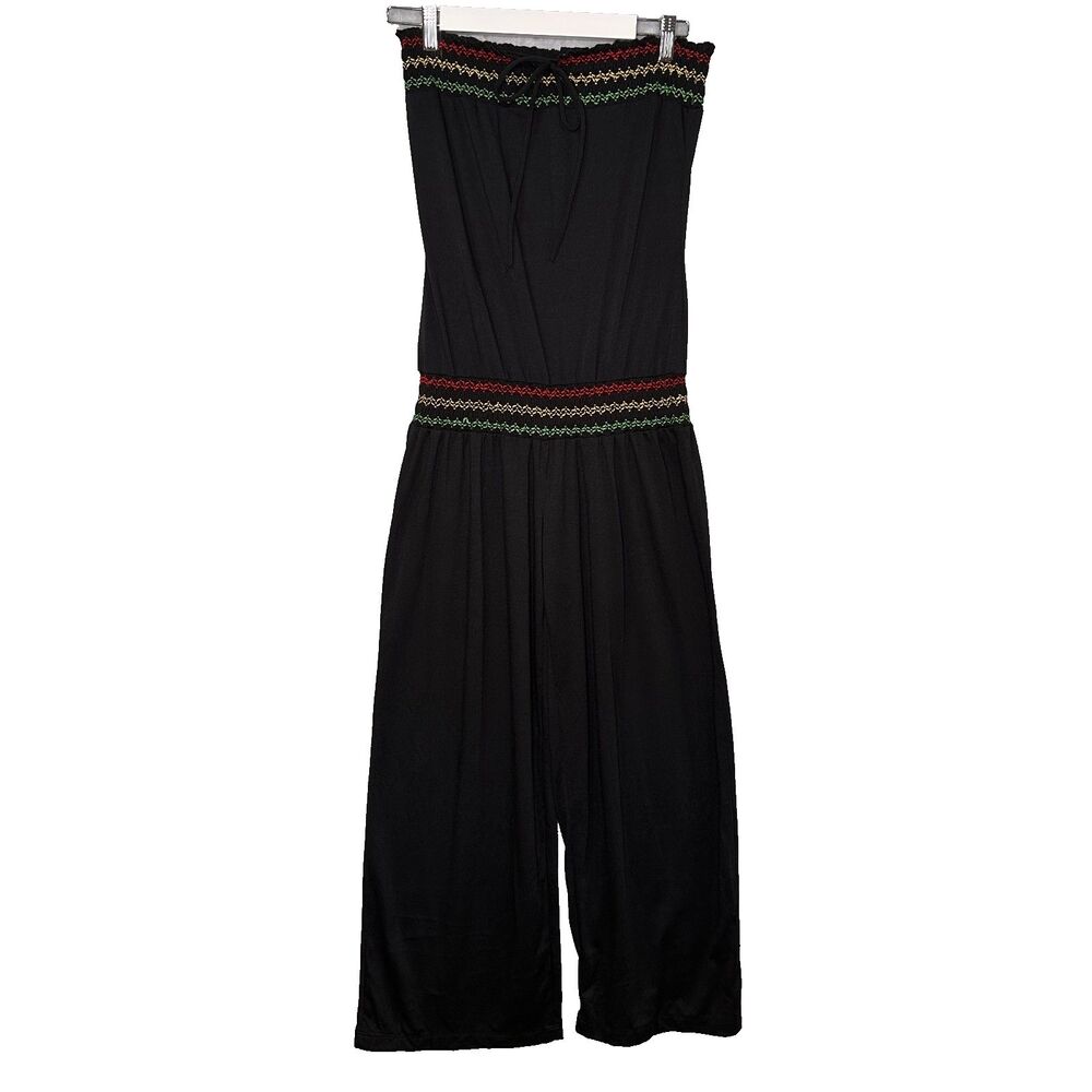 Venus Bandeau Smocked Jumpsuit Swimsuit Coverup